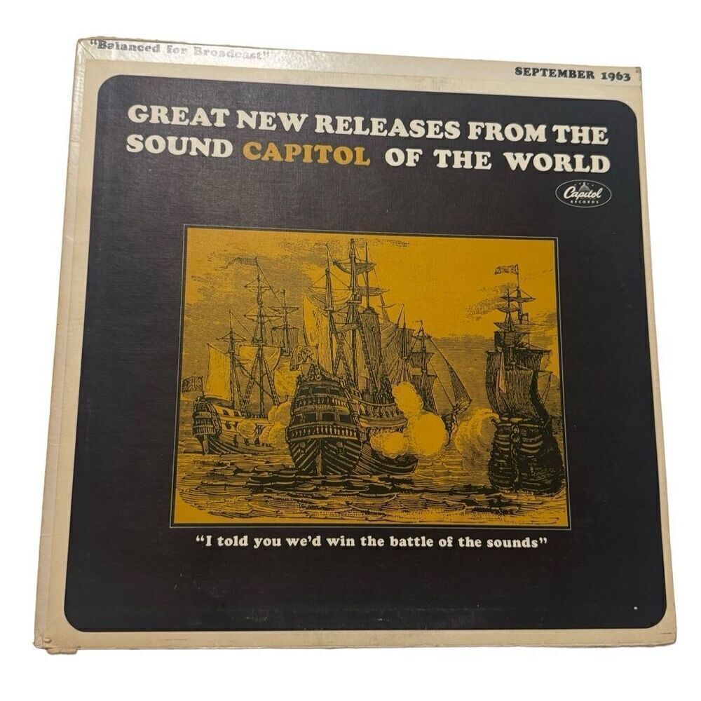 Capitol New Releases JANUARY 1964 promo Balanced for Broadcast DJ Sampler record